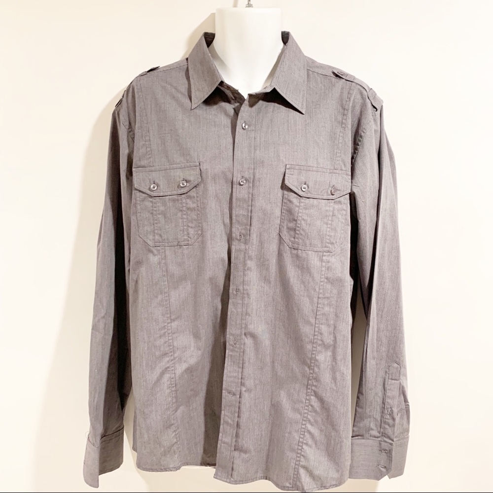 Red level Nine.  Men’s Button Down Shirt